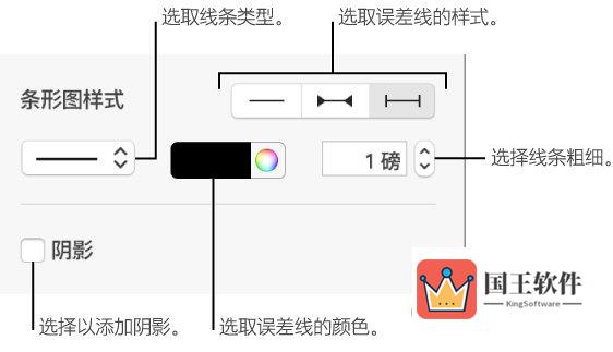 Numbers显示移除误差线