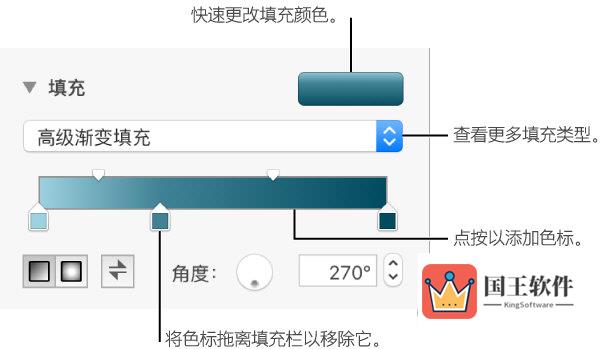 Numbers填充颜色