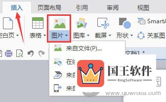 wps自制模板插入图片