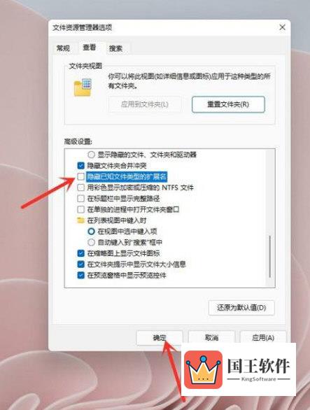 Windows11怎么显示文件后缀名