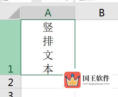 Excel2016设置文字竖排